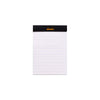 RHODIA Notepad, Lined, 80gsm, 80/pages, Black, Assorted Sizes