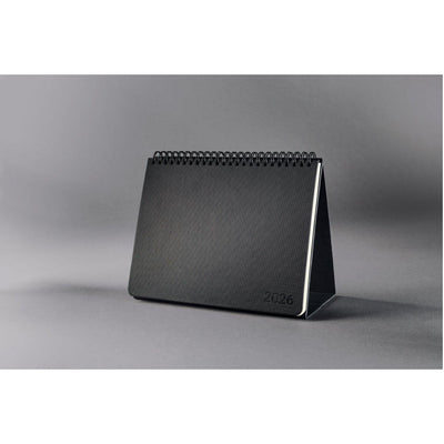 Sigel Desktop Planner CONCEPTUM 2026, hardcover, 213 x 220 x 18mm, approx. A5, landscape, Black