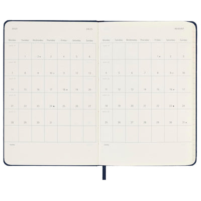 MOLESKINE 2026 Weekly Notebook Diary/Planner A5, 13 x 21 cm, softcover Sapphire Blue
