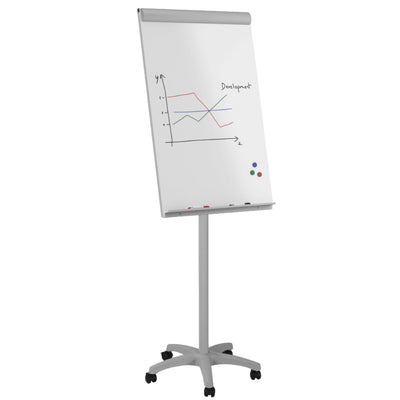 Rocada RD-616K Magnetic Mobile Flipchart with Arm, 1040 x 680 mm