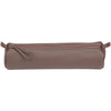 Clairefontaine Leather Round Pencil Case, Taupe