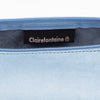 Clairefontaine Leather Round Pencil Case, Sky Blue