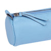 Clairefontaine Leather Round Pencil Case, Sky Blue