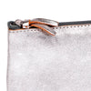 Clairefontaine Leather Flat Pencil Case, Silver