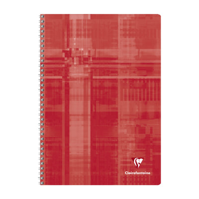 Clairefontaine Spiral Notebook A4, Graph Ruled, 90gsm, 100/pages, Assorted Colors