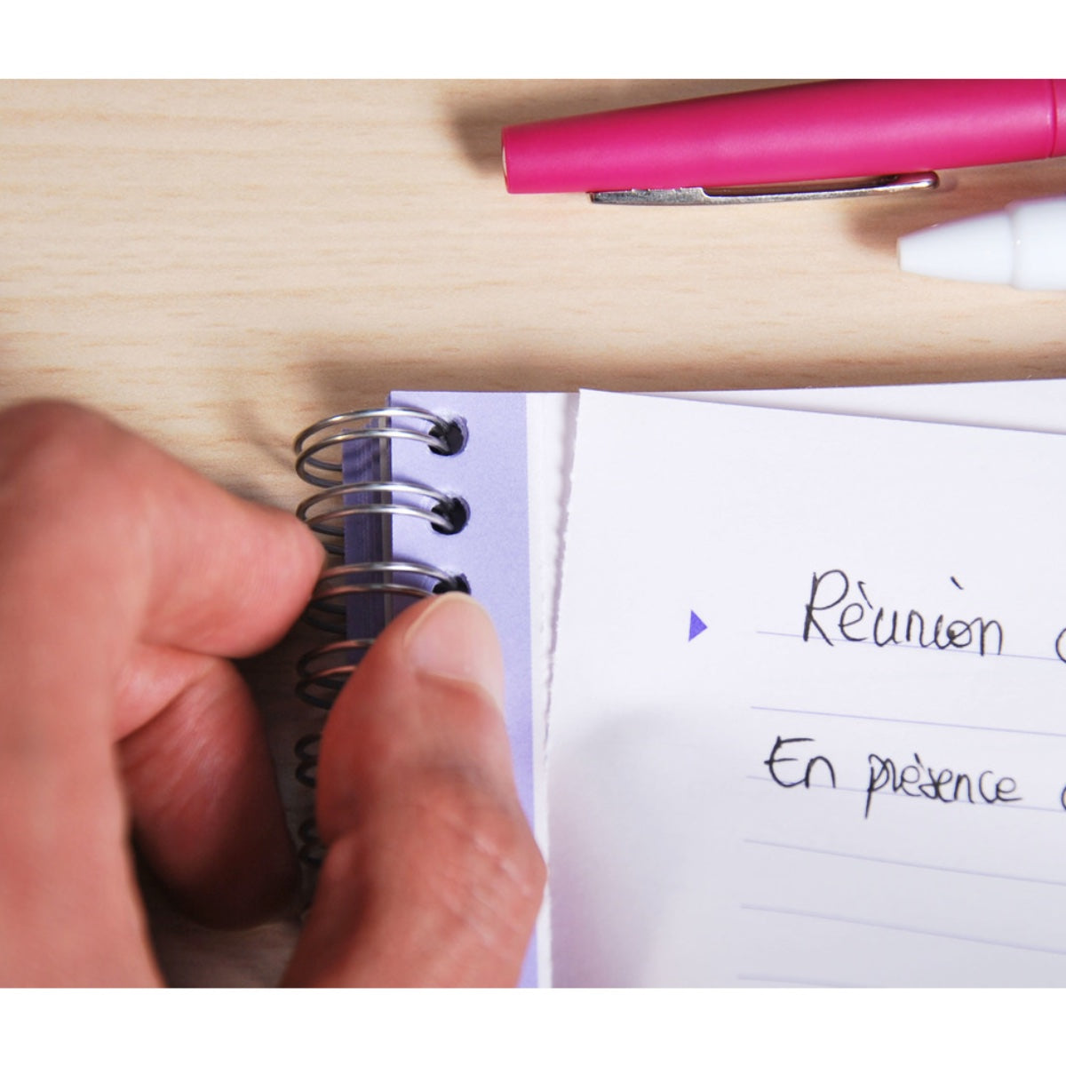 Clairefontaine Spiral Meeting Notebook A4+, 90gsm, 160/pages, Assorted Colors