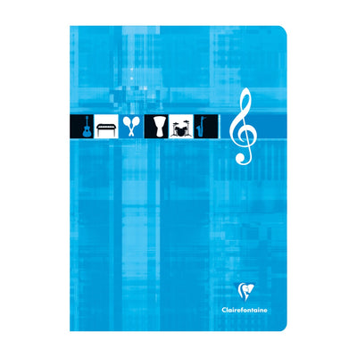Clairefontaine Music Book A4, Staplebound, 96/pages, Assorted Colors