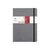 Clairefontaine Age Bag Notebook A5, Leather Effect, Lined, 90gsm, 192/pages, Grey