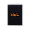 RHODIA Notepad, Graph Ruled, 80gsm, 80/pages, Black, Assorted Sizes