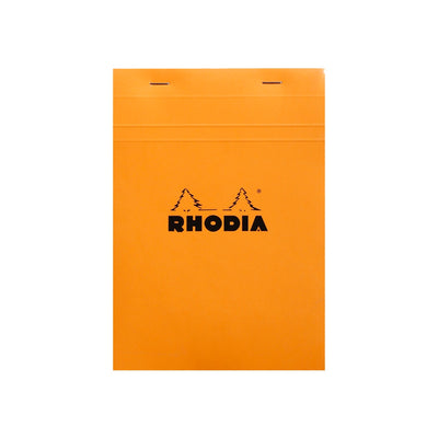 RHODIA Notepad, Graph Ruled, 80gsm, 80/pages, Orange, Assorted Sizes