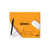 RHODIA Clic Bloc Paper Mouse Pad, 190 x 230mm, 30sheets/pad, Orange/White