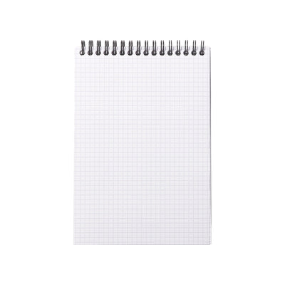 RHODIA Spiral Notepad, Graph Ruled, 80gsm, 80/pages, Black, Assorted Sizes