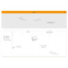 RHODIA Undated Weekly Paper Desk Pad Planner, 594 x 420mm, 30sheets/pad