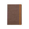 RHODIA Perpetual undated Diary A5, Soft PU Cover, 1Week/1Page, Brown