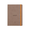 RHODIA Perpetual undated Diary A5, Soft PU Cover, 1Week/1Page, Taupe