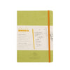 RHODIA Perpetual undated Diary A5, Soft PU Cover, 1Week/1Page, Light Green