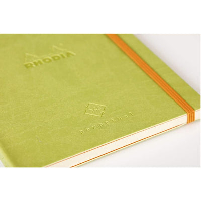 RHODIA Perpetual undated Diary A5, Soft PU Cover, 1Week/1Page, Light Green