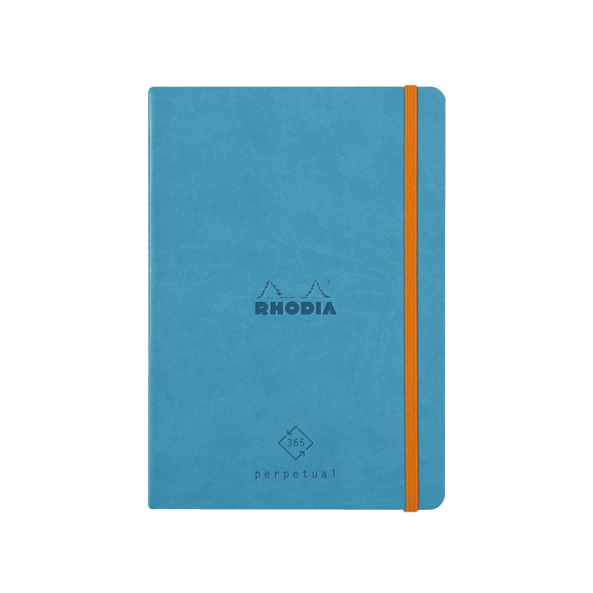 RHODIA Perpetual undated Diary A5, Soft PU Cover, 1Week/1Page, Turquoise