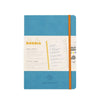 RHODIA Perpetual undated Diary A5, Soft PU Cover, 1Week/1Page, Turquoise