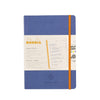 RHODIA Perpetual undated Diary A5, Soft PU Cover, 1Week/1Page, Blue