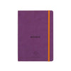 RHODIA Perpetual undated Diary A5, Soft PU Cover, 1Week/1Page, Violet