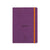 RHODIA Perpetual undated Diary A5, Soft PU Cover, 1Week/1Page, Violet