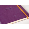 RHODIA Perpetual undated Diary A5, Soft PU Cover, 1Week/1Page, Violet