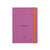 RHODIA Perpetual undated Diary A5, Soft PU Cover, 1Week/1Page, Purple