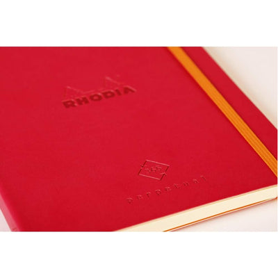 RHODIA Perpetual undated Diary A5, Soft PU Cover, 1Week/1Page, Red