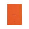 RHODIA Perpetual undated Diary A5, Soft PU Cover, 1Week/1Page, Tangerin