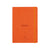 RHODIA Perpetual undated Diary A5, Soft PU Cover, 1Week/1Page, Tangerin