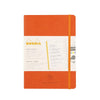 RHODIA Perpetual undated Diary A5, Soft PU Cover, 1Week/1Page, Tangerin