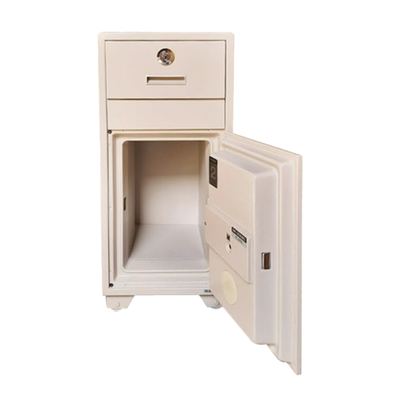 Eiko PS20E Fire Resistant Deposit Safe, Digital & Key Lock, Light Grey