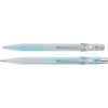 CARAN d'ACHE 849 Ballpoint Pen & 844 Mechanical Pencil Metal, Blue Lagoon Set - Special Edition