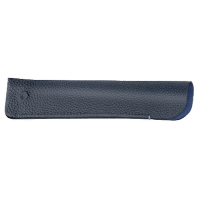 CARAN d'ACHE ECRIDOR COSMIC BLUE Gift Set Ballpoint Pen with Leather Pouche, Platinum-Plated