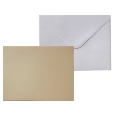 Colored Blank Folded Cards with Envelope, 14 x 11cm, Various Colors