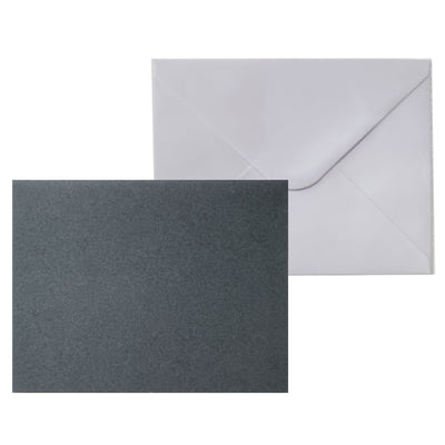 Colored Blank Folded Cards with Envelope, 14 x 11cm, Various Colors