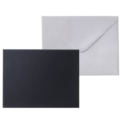 Colored Blank Folded Cards with Envelope, 14 x 11cm, Various Colors