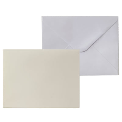 Colored Blank Folded Cards with Envelope, 14 x 11cm, Various Colors