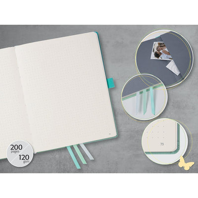 Sigel Notebook JOLIE A5+, Hardcover, dot-ruled, Blue Violet