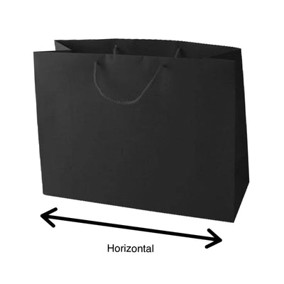 Paper Gift Bag, Black