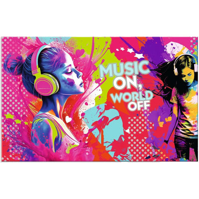 Herma Desk Mat 55 x 35cm Double-Sided Motif Table Mat, Music Girl