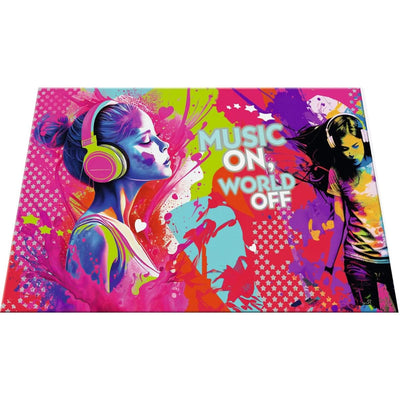 Herma Desk Mat 55 x 35cm Double-Sided Motif Table Mat, Music Girl