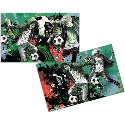 Herma Desk Mat 55 x 35cm Double-Sided Motif Table Mat, Street Soccer