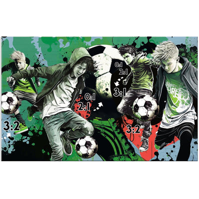Herma Desk Mat 55 x 35cm Double-Sided Motif Table Mat, Street Soccer