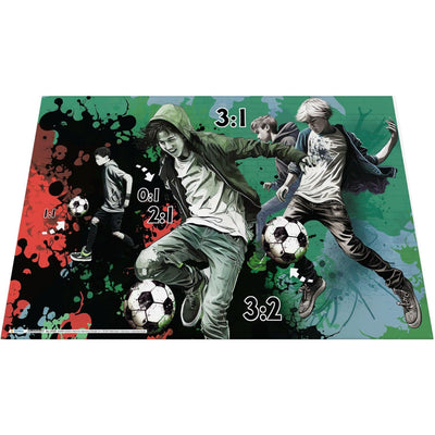 Herma Desk Mat 55 x 35cm Double-Sided Motif Table Mat, Street Soccer