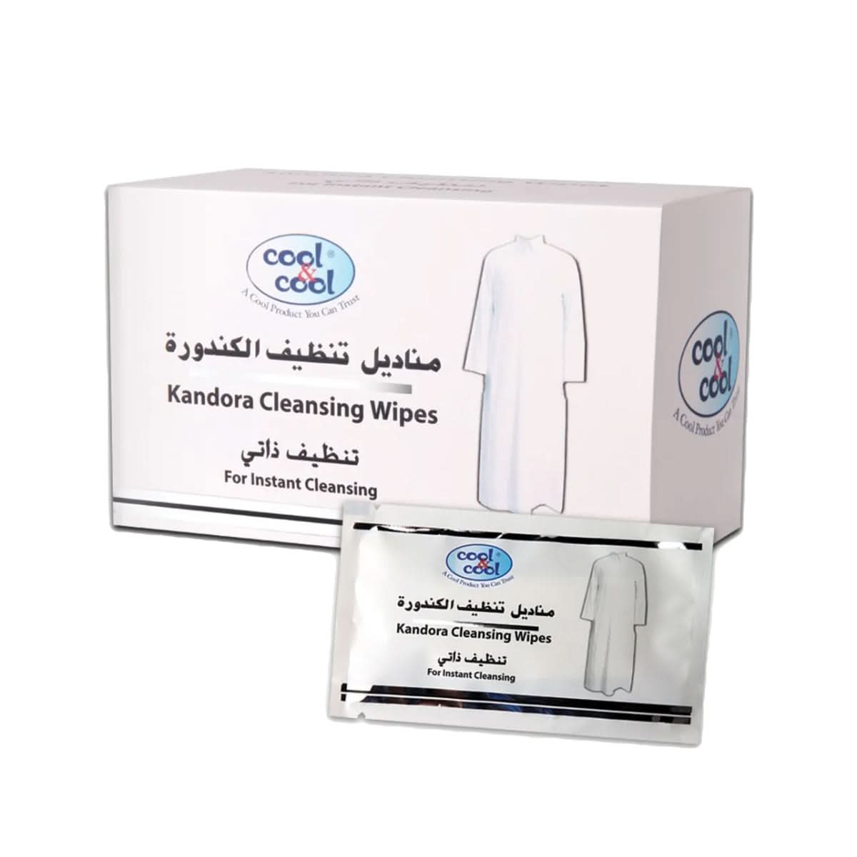 cool&cool Kandora Cleansing Wipes Sachets