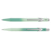 CARAN d'ACHE 849 Ballpoint Pen & Mechanical Pencil Metal, Misty Forest Set - Special Edition