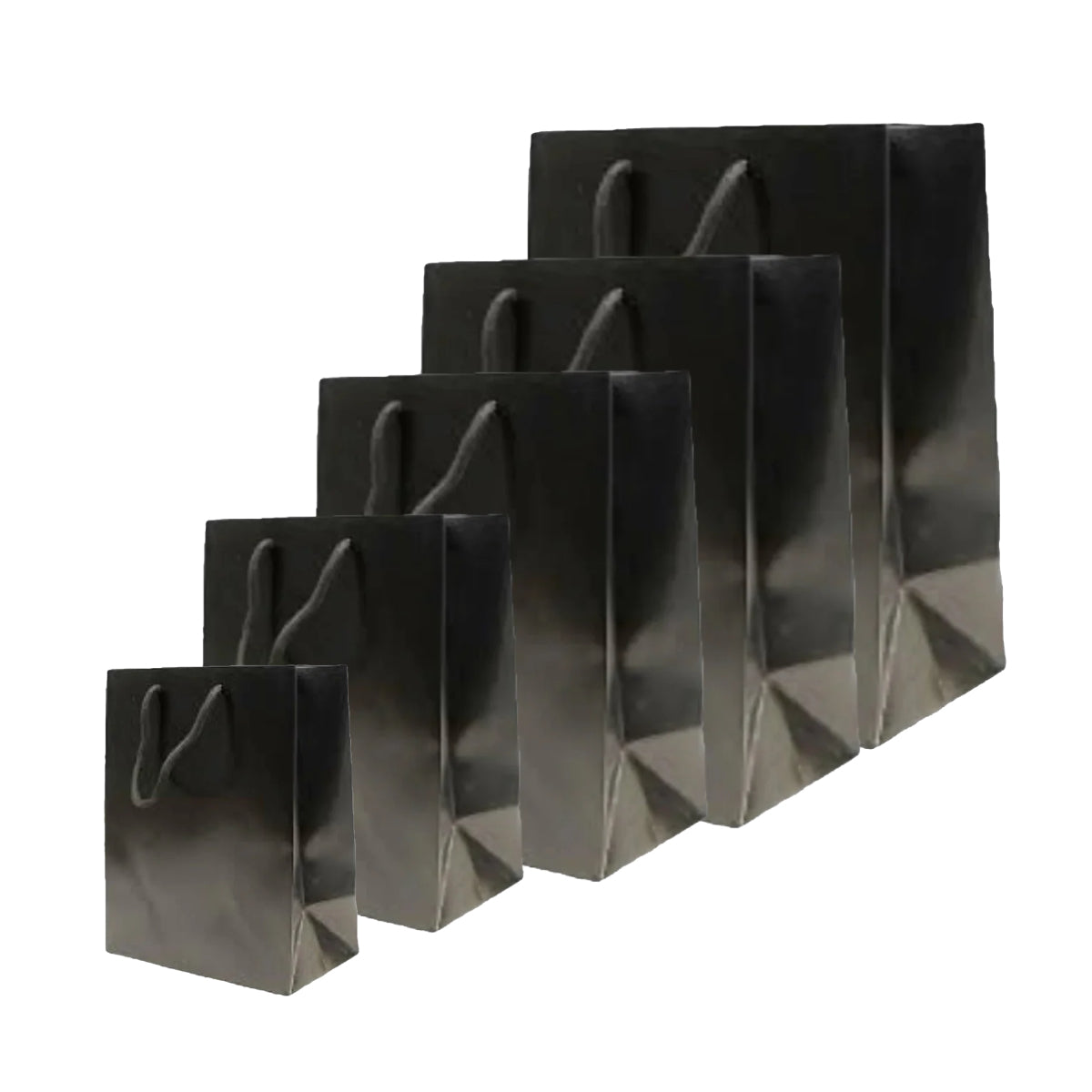Paper Gift Bag, Black