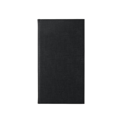 Sigel Bill Receipt Folder, PU with linen texture,  13 x 23 cm, Various Colors